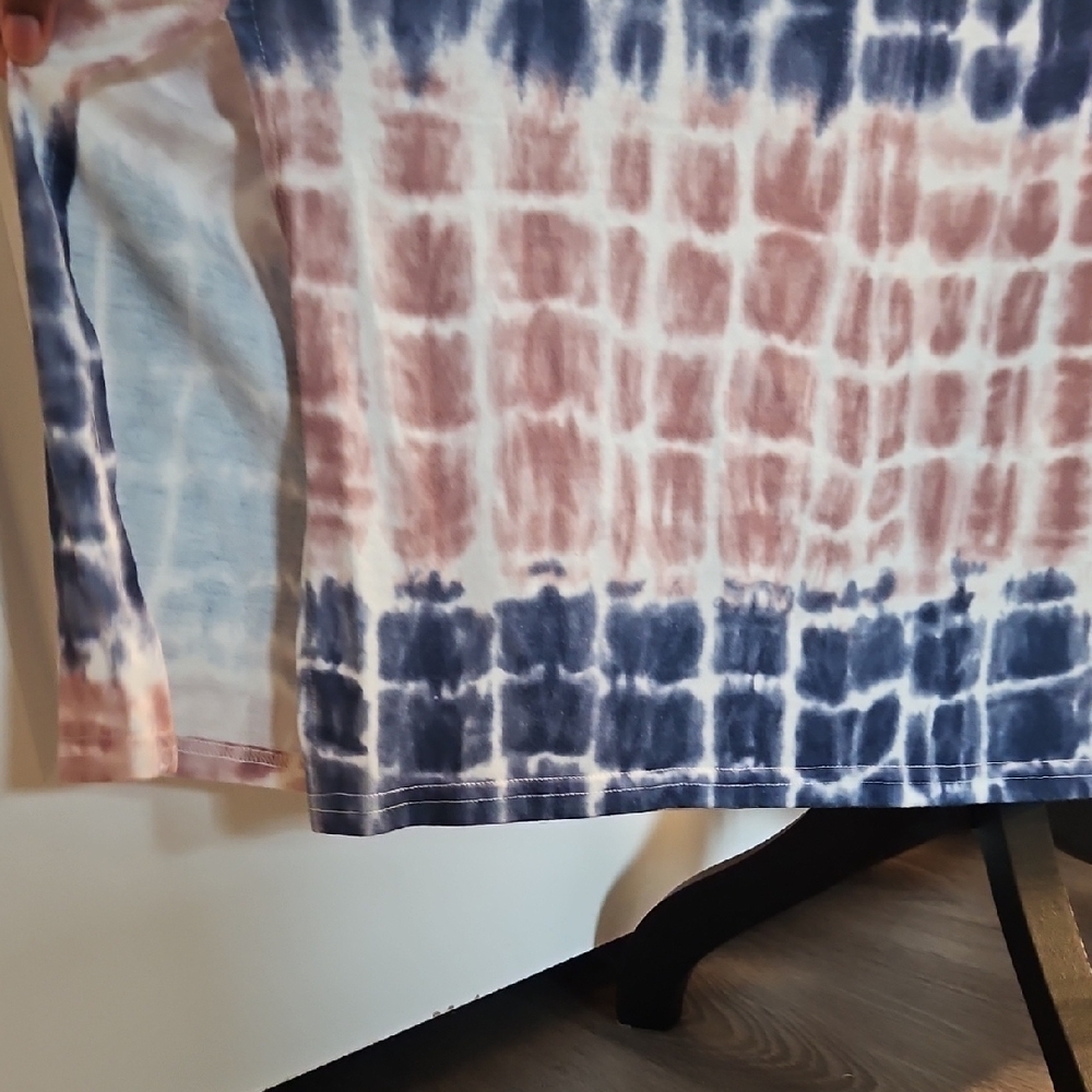 SHEIN Blue and Pink Tie-Dye Maxi Dress - Picture 8 of 9